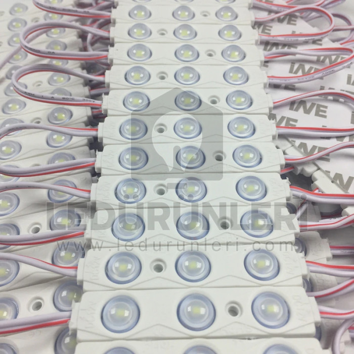 1,5w 3lü Işıklı Reklam Tabelası Modülü | 12v 1,5w Plus Modül Led - LED.00103