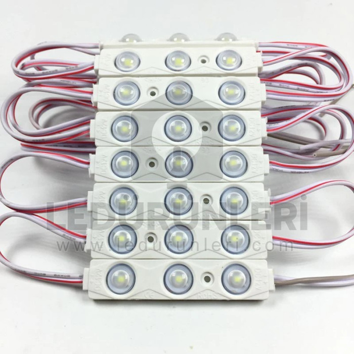 1,5w 3lü Işıklı Reklam Tabelası Modülü | 12v 1,5w Plus Modül Led - LED.00103