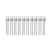 LEDLEN 5mm 2 pin Şeffaf Led Dip Oval (Round) 1000 Adet