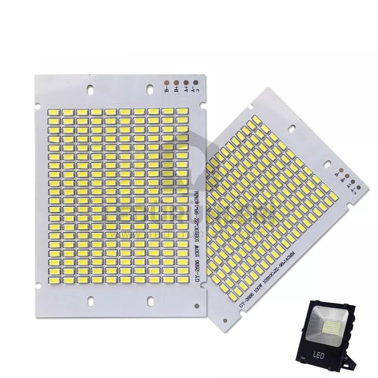 LEDLEN 100 watt 30-36v. 5730 SMD Projektör Ledi