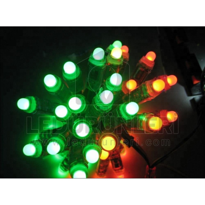 LEDLEN 5v. 12mm RGB Pixel Led Tekli (50 Adet)