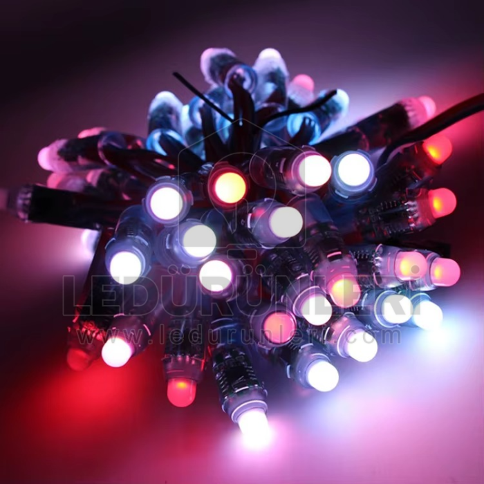 LEDLEN 5v. 12mm RGB Pixel Led Tekli (50 Adet)
