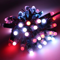 5v. 12mm RGB Pixel Led Tekli (50 Adet)