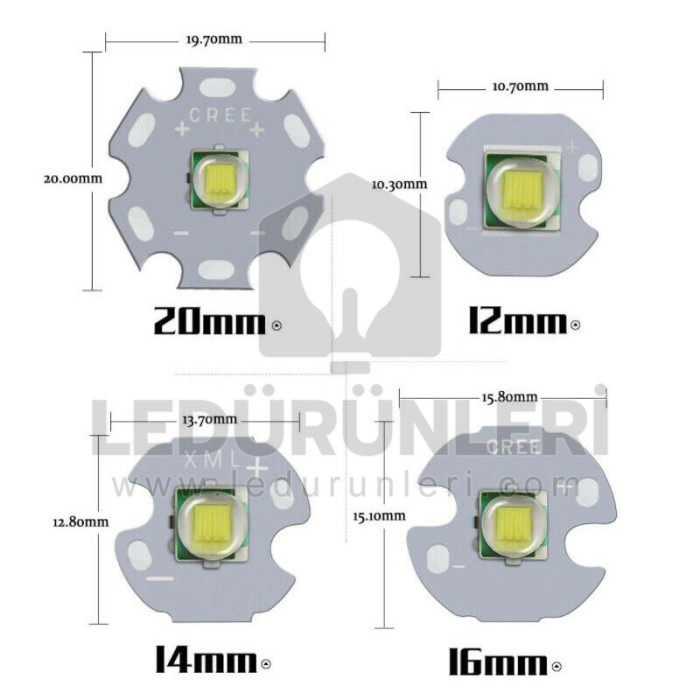 CREE Cree 3W 16mm Power Led Pcb