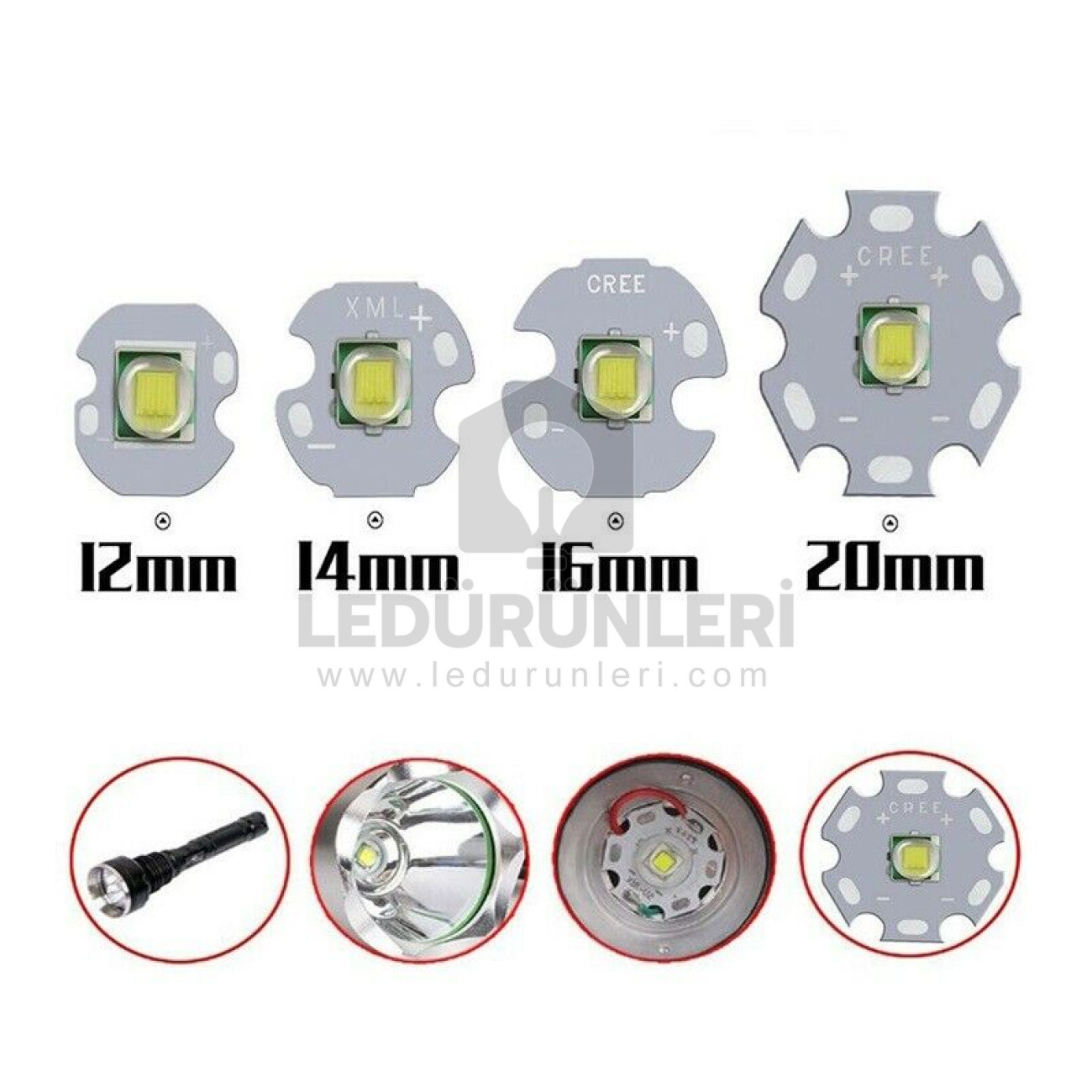 CREE Cree 3W 16mm Power Led Pcb