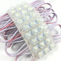 12V. 0.72W. 3'lü Mini Modül Led