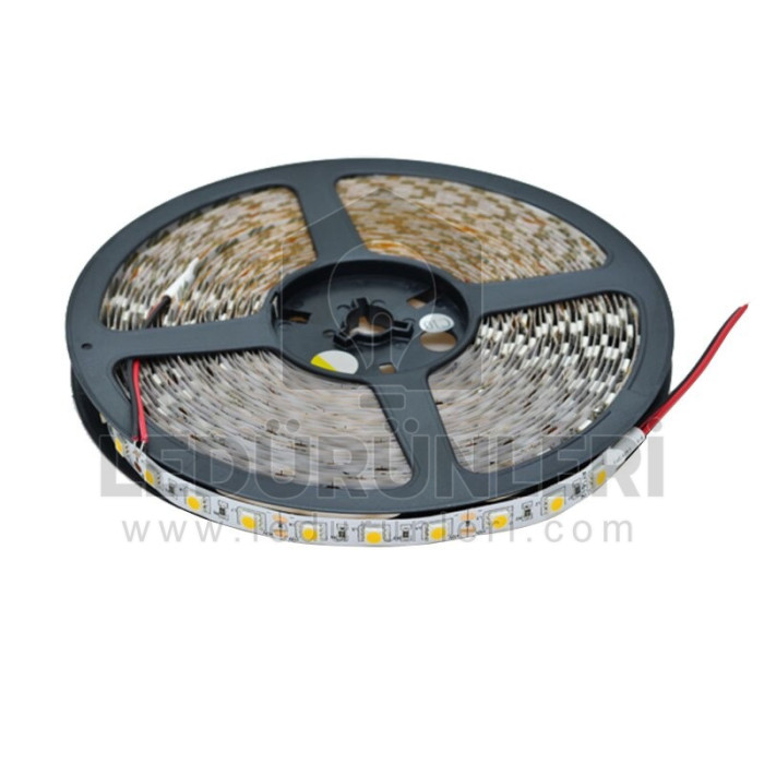 12v 3 Çipli 5050 60Led/m Şerit Led İç Mekan (IP20) (5 Metrelik) - LED.00190