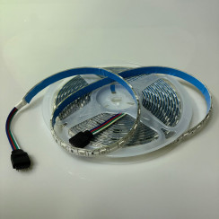 24v 5050 60Led/m RGB Şerit Led Dış Mekan Silikonlu (IP65) (5 Metre)