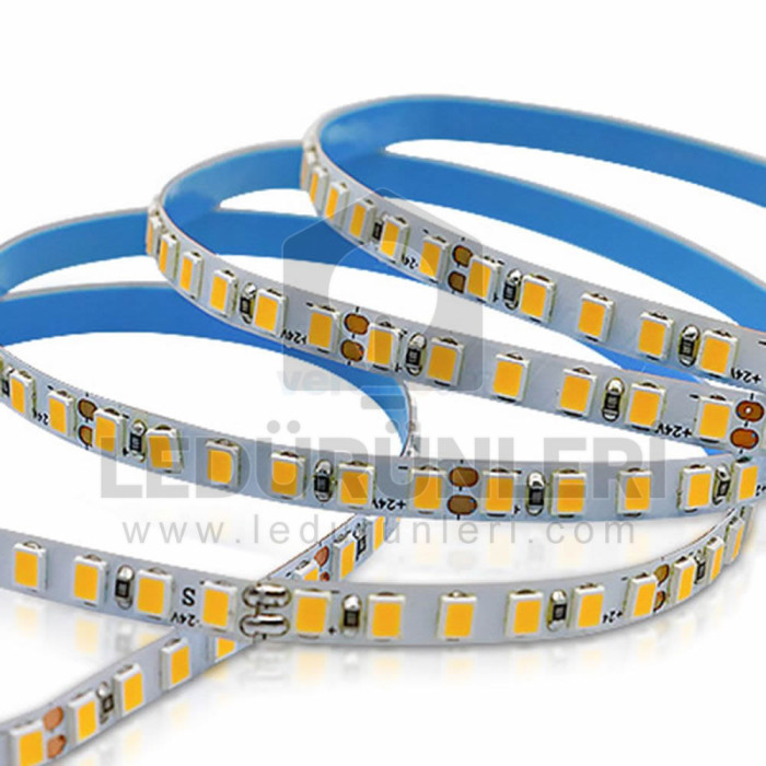 24V. 5mm 1mt/120Ledli Şerit Led İç Mekan (5 Metre) - LED.00201