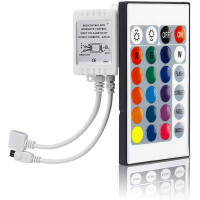 6 Amper Rgb Şerit Led Kumanda Kontrol 12-24 Volt (16 Renk Çeşidi) 24 Tuşlu