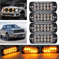 12V 12 Ledli Kırmızı-Mavi Animasyonlu Çakar Flaş Modül