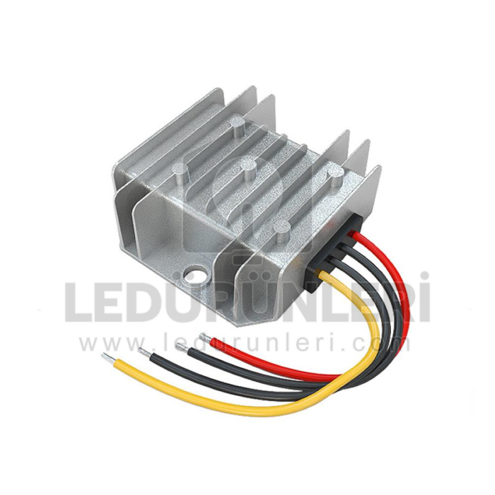 DC-DC Konvertör: Giriş 24V. / Çıkış 12V. 10A. - LED.00223
