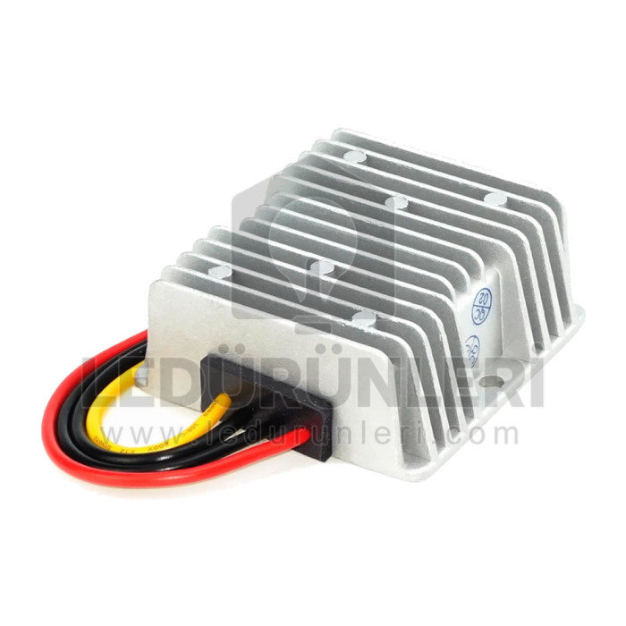 DC-DC Konvertör: Giriş 24V. / Çıkış 12V. 10A. - LED.00223