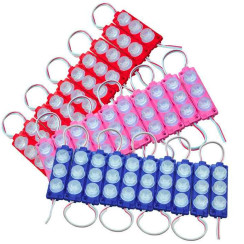 24v. 3w. 3030 Yüksek Işık Lens Mercekli 3lü Modül Led