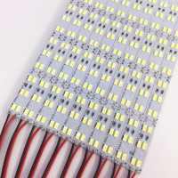 12V. 5730 144 Led Çift Sıra Bar Led Aydınlatma Alüminyum Kasa (1 Metre)