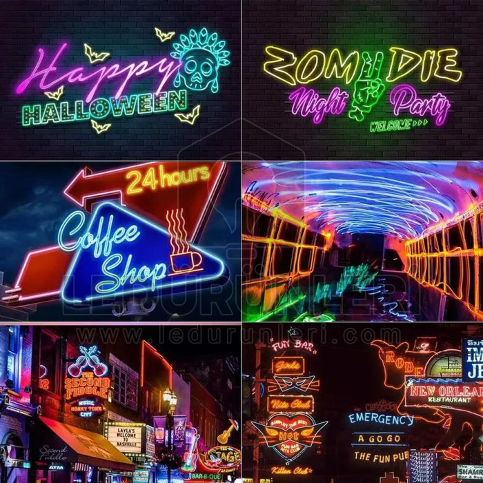 6x12mm Neon LED Şerit – Esnek, Dekoratif ve Suya Dayanıklı Işık (5 Metrelik) - LED.00241