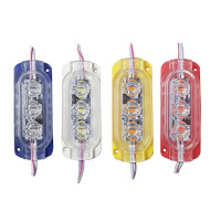 12V. Tek Renkli Flaş Çakar Mini Led Modülü