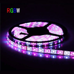 12V RGB+White İç Mekan Şerit Led Işık 5 Metre