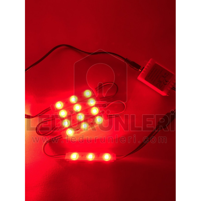 LEDLEN RGB Led Mağaza Vitrin Aydınlatma - Hazır Kurulu Paket Tak Çalıştır