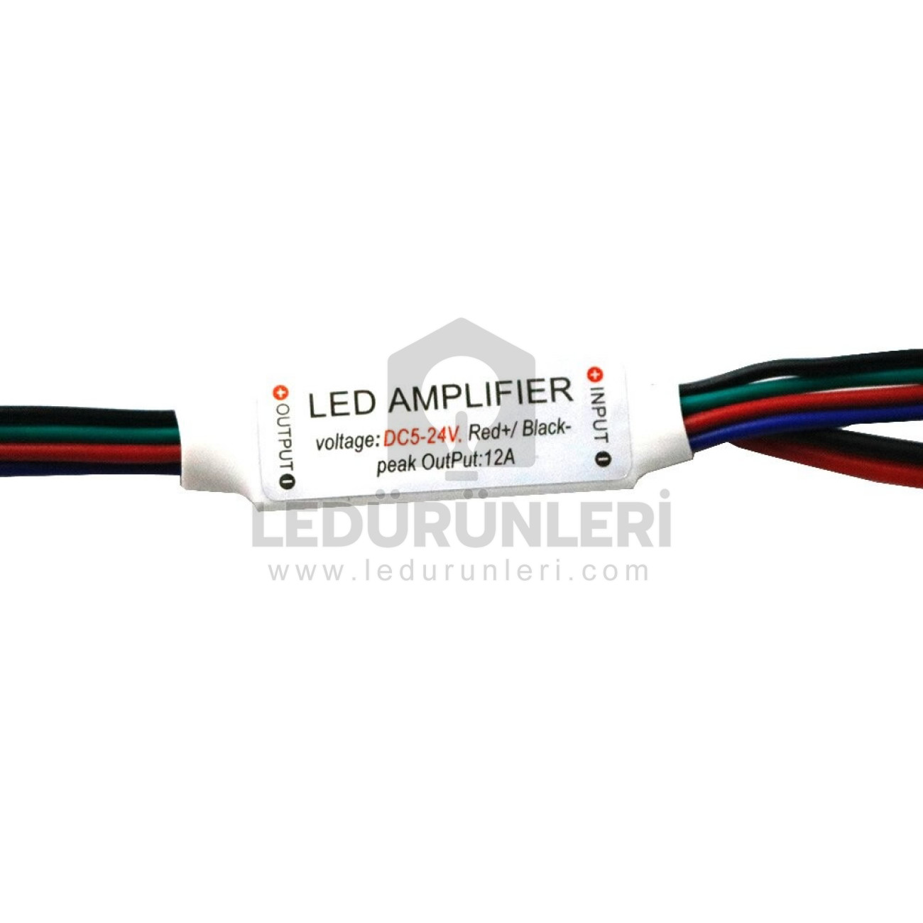 Hangova 12v Mini RGB Led Sinyal Güç Yükseltici Ara Konrol Cihazı Kablolu