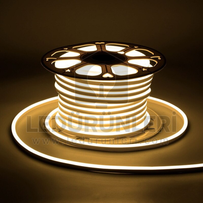 220v 8x16mm Neon Hortum Led Dış Mekan (50 Metre) - LED.00289