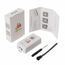 SP107E RGB Pixel LED Kontrol Cihazı – Müzik ve Ses Duyarlı, Mobil Uyumlu LED Denetleyici