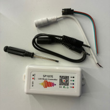 SP107E RGB Pixel LED Kontrol Cihazı – Müzik ve Ses Duyarlı, Mobil Uyumlu LED Denetleyici