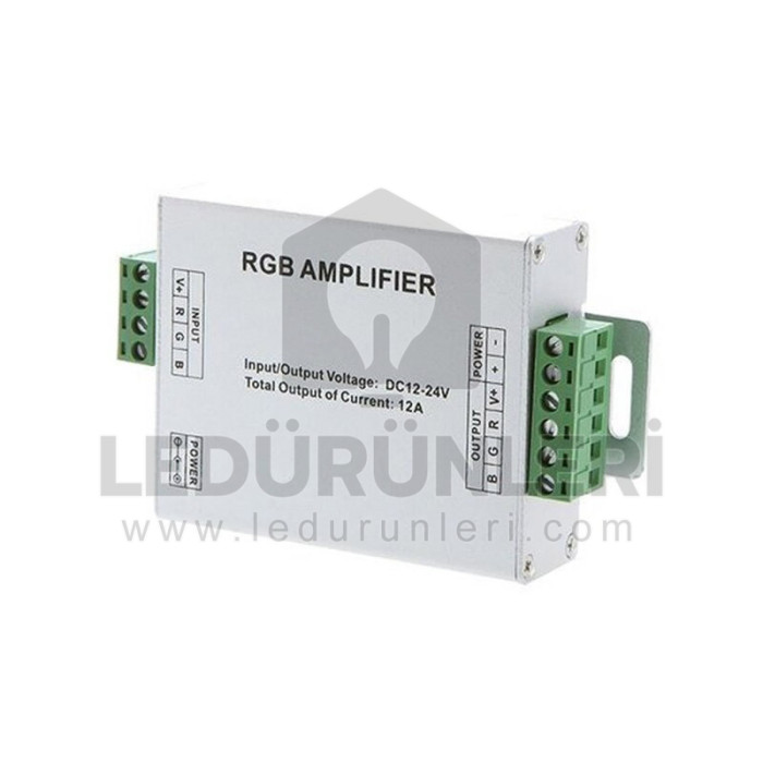 RGB Led Amplifier 12-24V 12A (Yüksekltici) - LED.00297