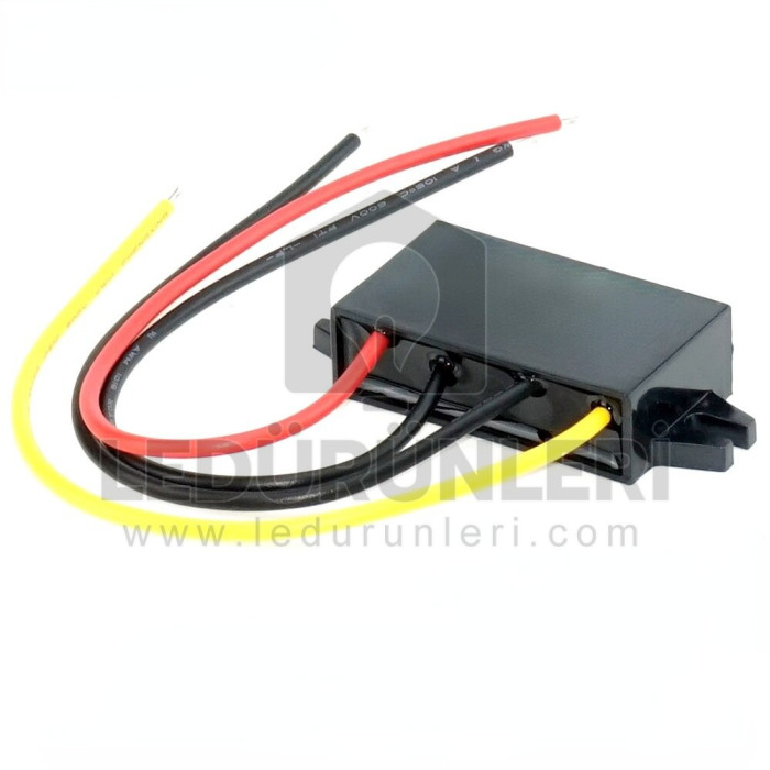 Dc/Dc Konvertör: Giriş 12/24v / Çıkış 5v 3 Amper - LED.00298