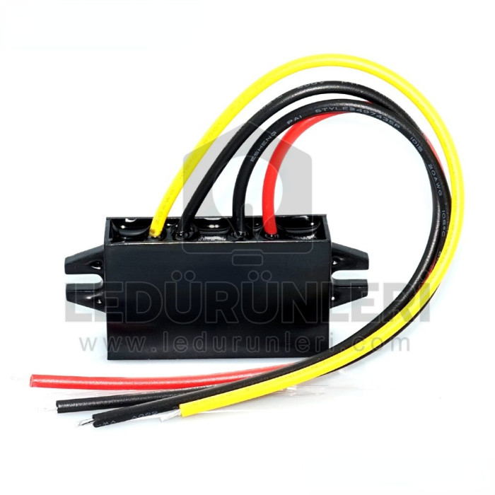 Dc/Dc Konvertör: Giriş 12/24v / Çıkış 5v 3 Amper - LED.00298
