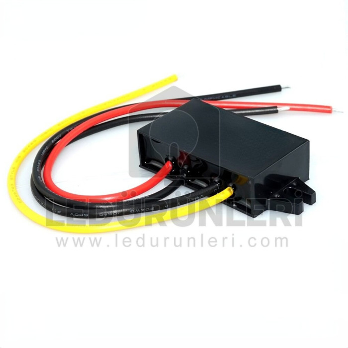 Dc/Dc Konvertör: Giriş 12/24v / Çıkış 5v 3 Amper - LED.00298
