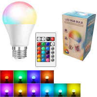 7W RGBW Led Ampul IR Kumandalı