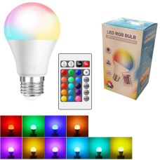 7W RGBW Led Ampul IR Kumandalı