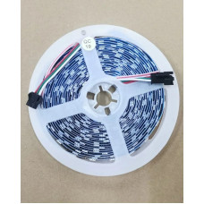 12V WS2811 Adreslenebilir RGB Pixel Şerit LED – 60 LED/m, IP20 Efektli ve Renkli Aydınlatma, 5 Metre