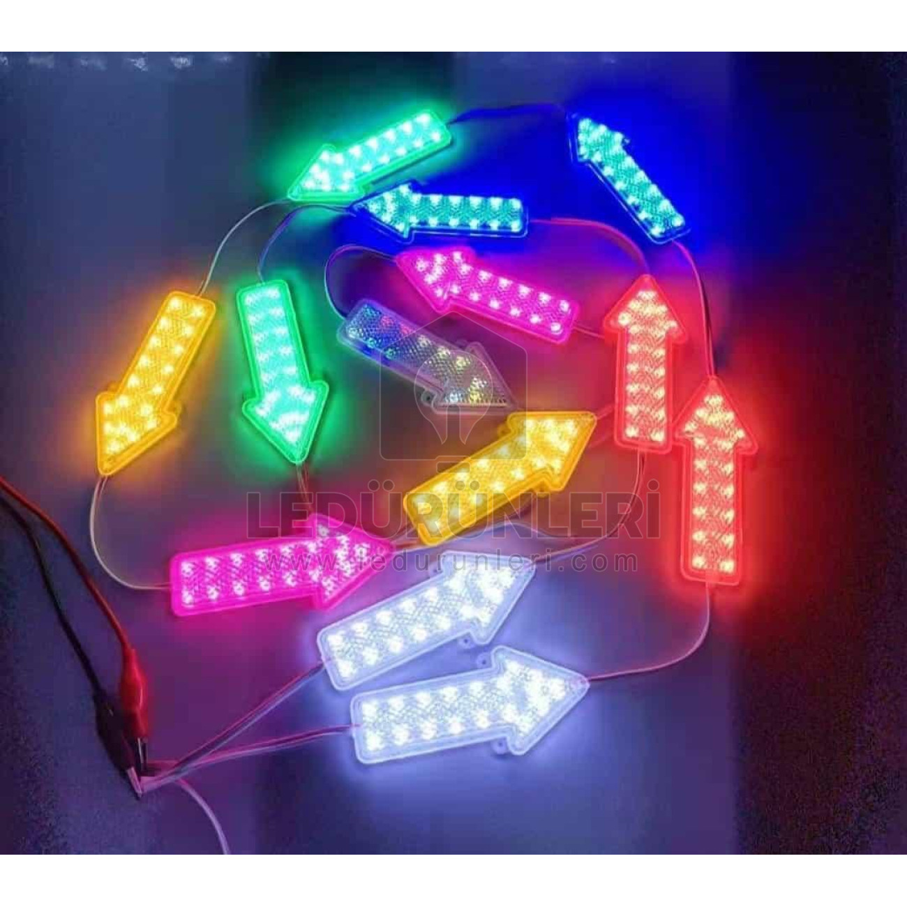 LEDLEN 12V Ok Yönlü LED Modül – Tabela, Reklam ve İşaretleme Uygulamaları için Modül LED