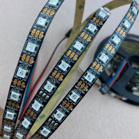 5v WS2812b RGB Magic Pixel Şerit Led İç Mekan mt/60 Ledli (5 Metre)