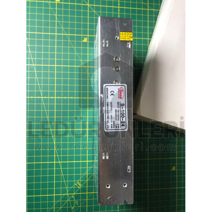 24V. 4,5A. 110W. Metal Kasa Led Trafosu Adaptör - LED.00310