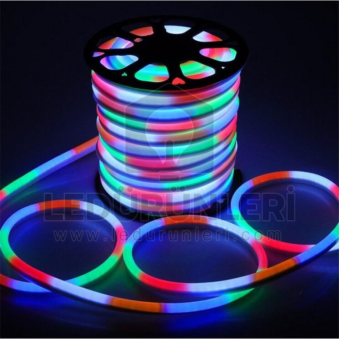LEDLEN 220V 11x22mm 1S RGB Neon Led (50 Metre)