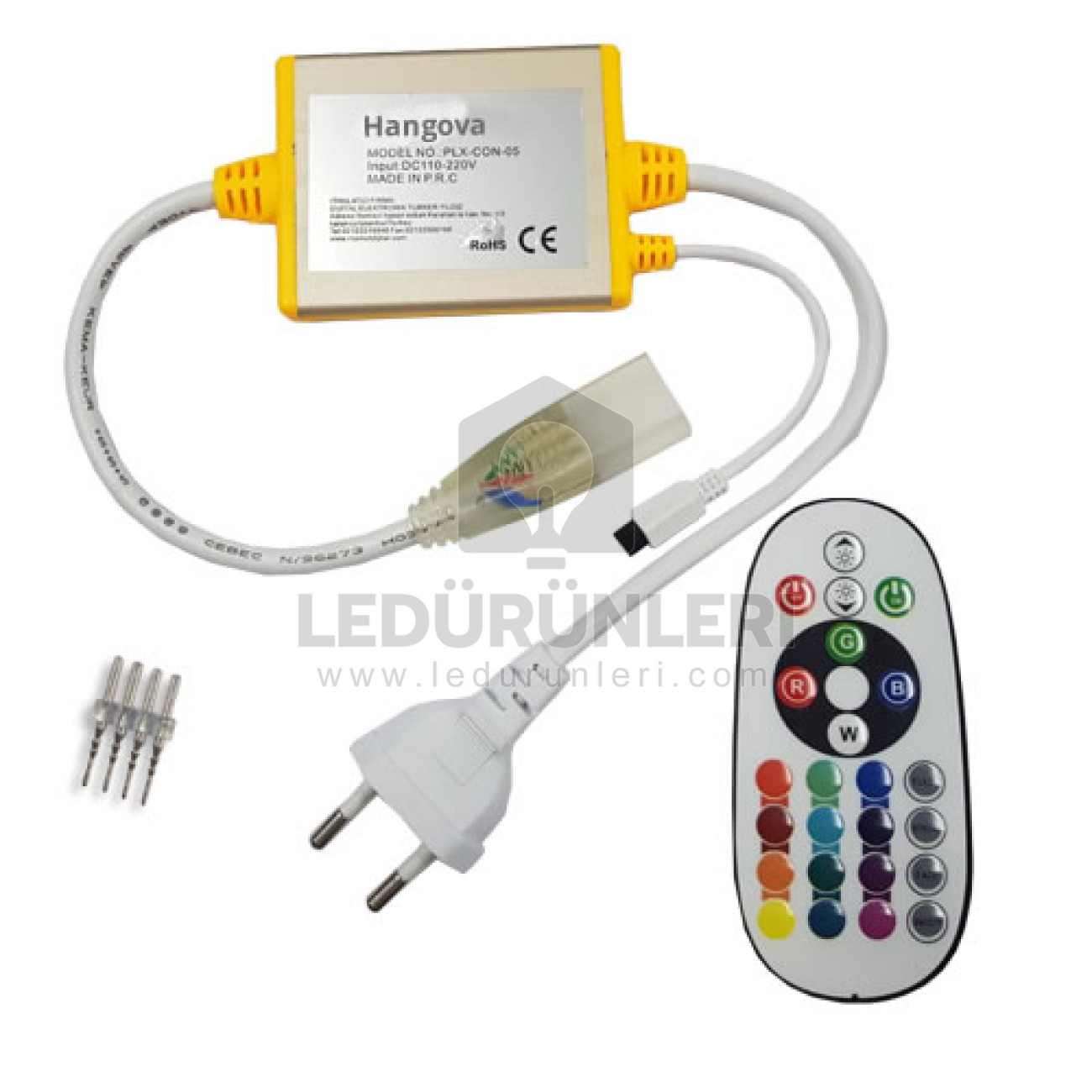 LEDLEN RGB Neon Led Kontrol Ünitesi 220v IR Kumandalı