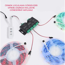 SP901E 8 Kanal Pixel Led Sinyal Yükseltici Amplifikatör Repeater