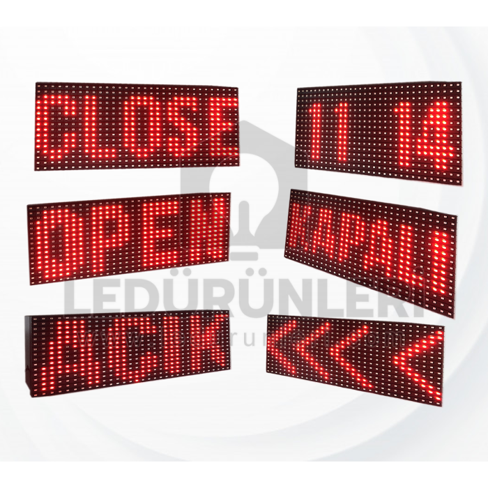 Hangova Akıllı Led Kapı Tabelası (Açık-Kapalı) - LED.00033