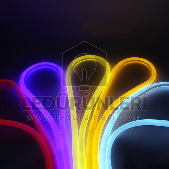 24v 8x16mm Neon Led 50 Metre Tek Parça Ruloda - LED.00403