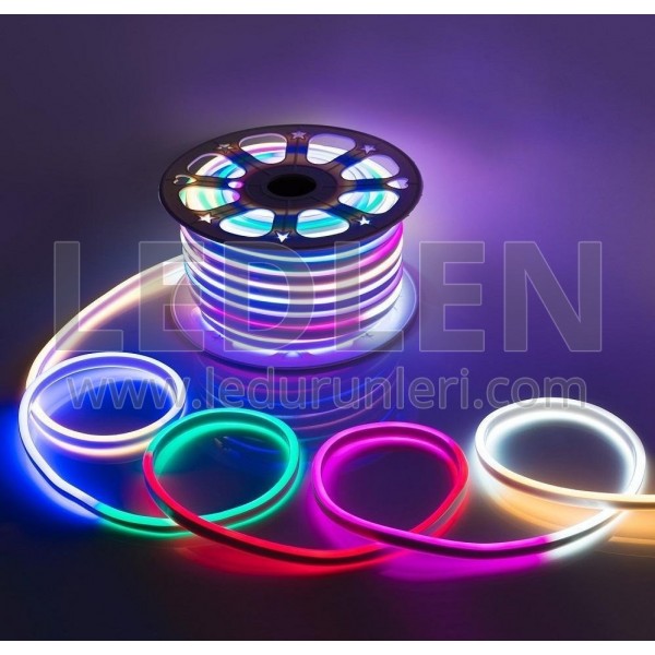 24 Volt RGB Pixel Neon Led IC1903 14x25mm 1S (5 Metre)