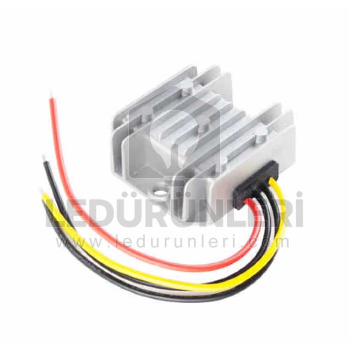 DC-DC Konvertör: Giriş 12V. / Çıkış 24V. 10A. - LED.00405
