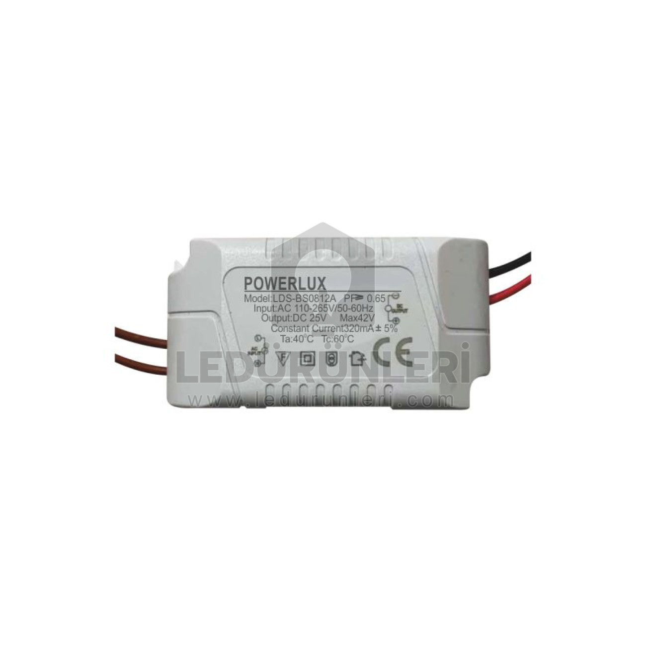 Powerlux 1018 Plastik Kasa Led Driver Ip 20