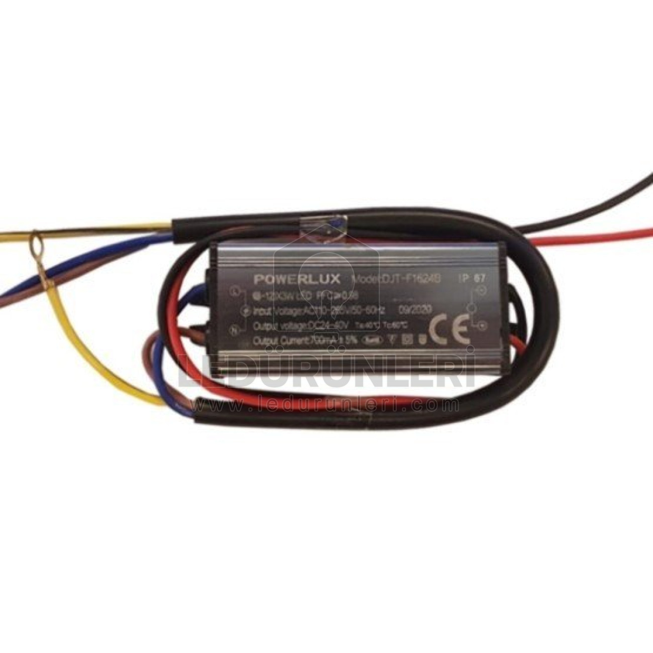 Powerlux 4-7x1W. 12-25V. 350ma. IP67 Power Led Sürücüsü