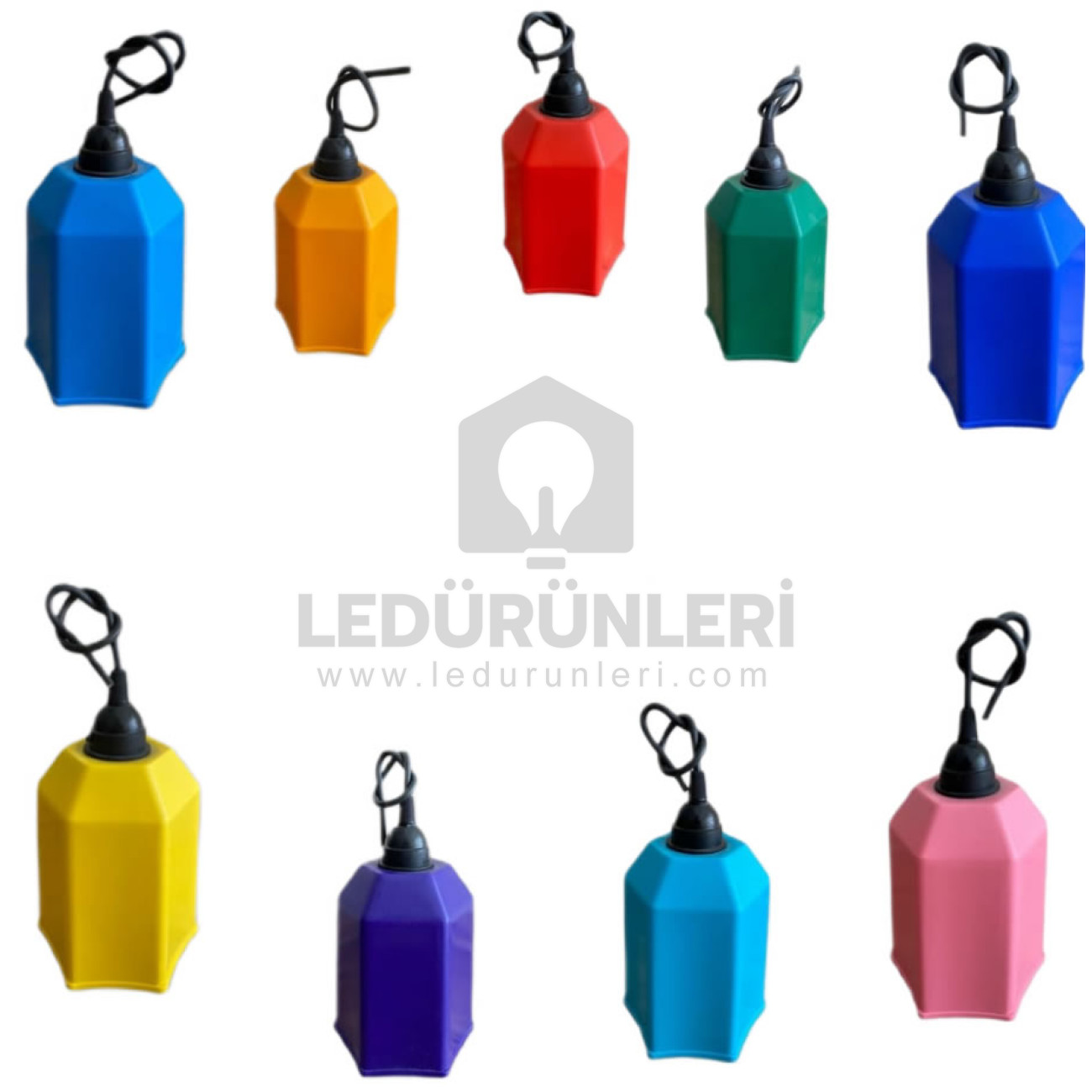 LEDLEN Dekoratif Ledli Ağaç Feneri (5 Adet)