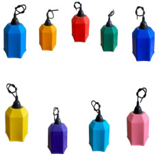 Dekoratif Ledli Ağaç Feneri (5 Adet)