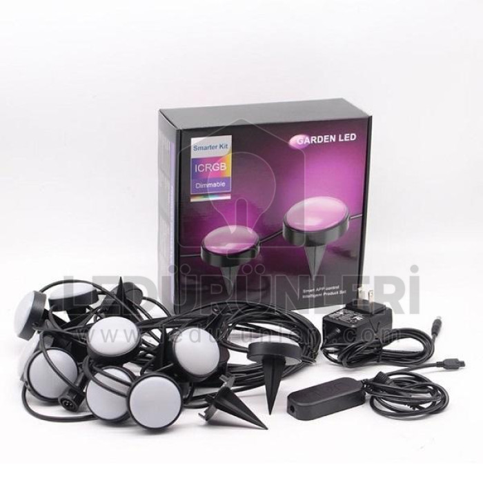 Pixel RGB Led Bahçe Aydınlatma Kiti Seti - LED.00591
