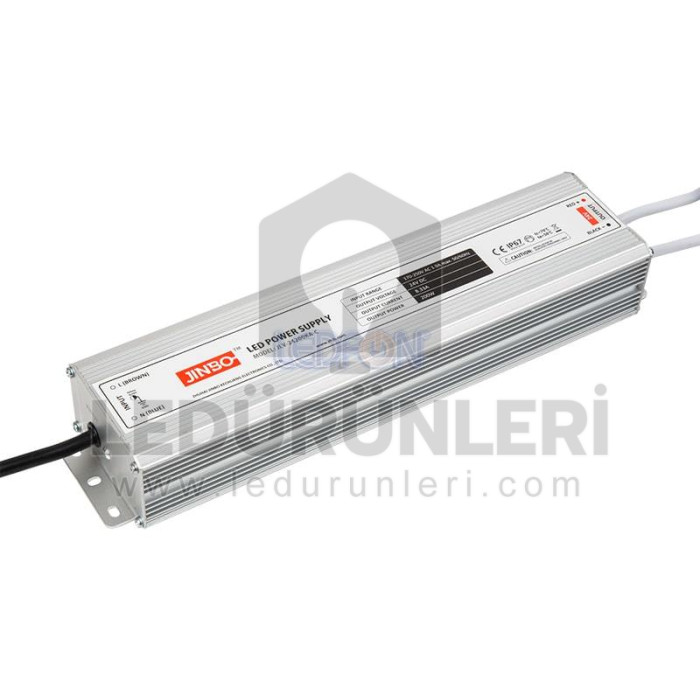 24 Volt 8.33 Amper 200W IP67 Dış Mekan Adaptör - LED.00599